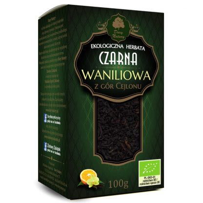 Juodoji Ceilono vanilinė arbata Eko 100g